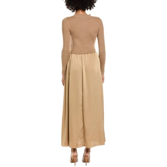 Taylor Satin Skirt Sweaterdress - Picture 2 of 3